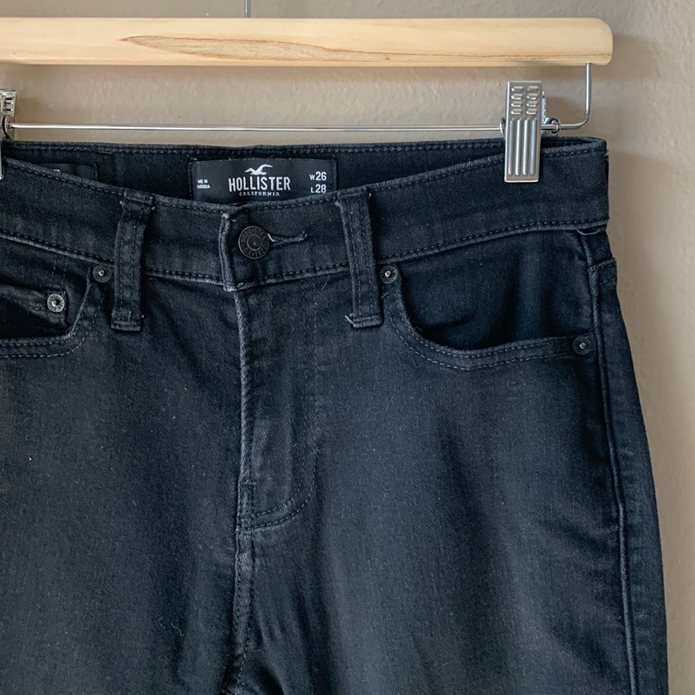 HOLLISTER Black Taper Advanced Stretch Skinny Jeans